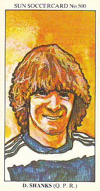 Don Shanks Queens Park Rangers 1978/79 the SUN Soccercards #500